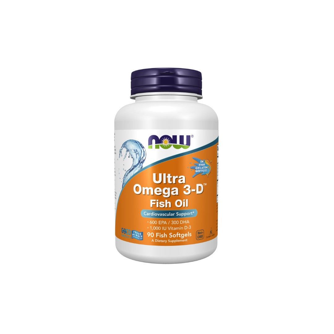 Ultra Omega 3-D Fischöl, 90 Fisch-Weichkapseln Now Foods